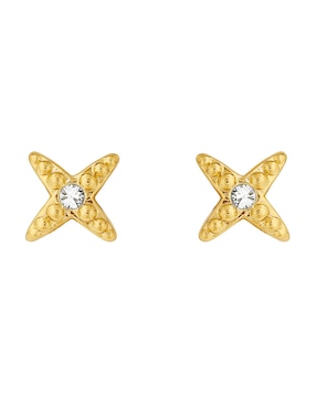 Broqueles Adore con acabado brillante cristal