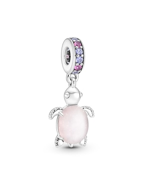 Charm de tortuga Pandora moments de plata P 925 cristal