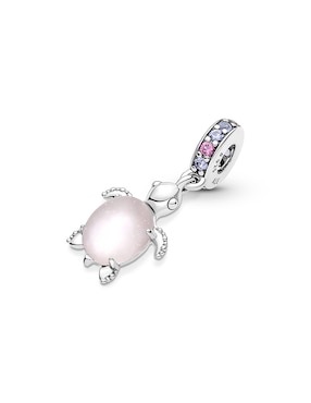 Charm de tortuga Pandora moments de plata P 925 cristal