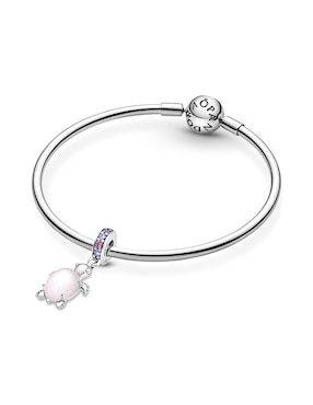 Charm de tortuga Pandora moments de plata P 925 cristal