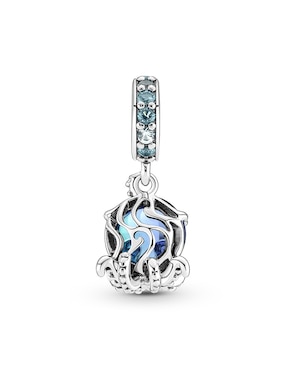 Charm de pulpo Pandora moments de plata P 925 cristal