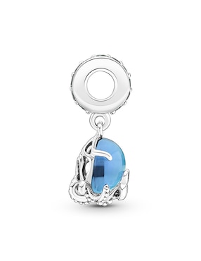 Charm de pulpo Pandora moments de plata P 925 cristal