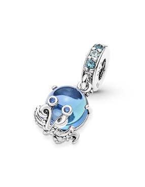 Charm de pulpo Pandora moments de plata P 925 cristal