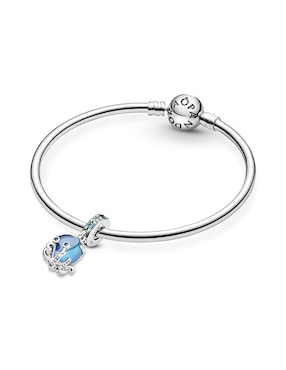 Charm de pulpo Pandora moments de plata P 925 cristal