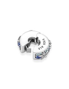 Charm Pandora moments de plata P 925 cristal