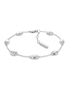 Brazalete Calvin Klein De Acero Con Acabado Brillante