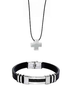 Collar Y Pulsera Nk Steel