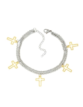 Collar, pulsera y aretes Nk Steel