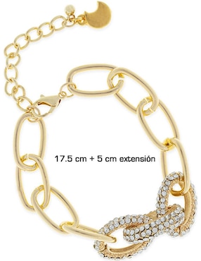 Pulsera Parisa Joyería con acabado pavé