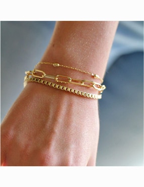 Pulsera Parisa Joyería con acabado pavé