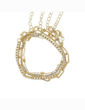 Pulsera Parisa Joyería de baño de oro
