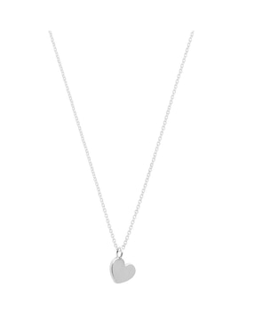 Collar de corazón Anante Amore de plata P 925