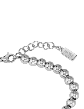 Brazalete Hugo Boss con acabado brillante