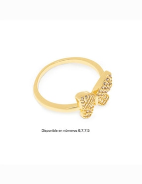 Anillo de mariposa Parisa Joyería zirconia