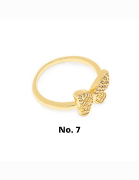 Anillo de mariposa Parisa Joyería zirconia