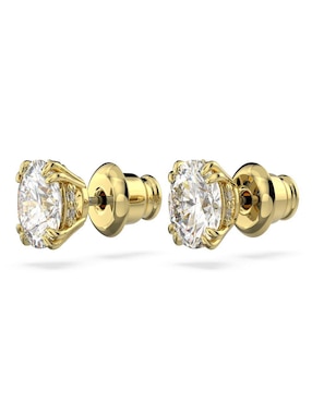 Broqueles circulares Swarovski con acabado brillante