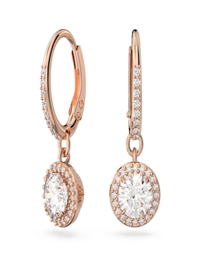 Aretes Huggies Swarovski Cristal