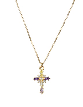 Colgante Y Dije de cruz Artre de plata P 925 zirconia
