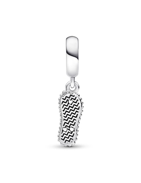 Charm de sandalia Pandora moments pdp de plata zirconia cúbica