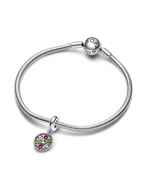 Charm circular Pandora moments de plata