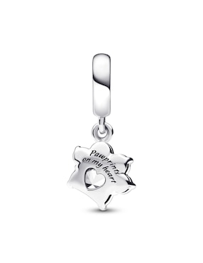 Charm de huella Pandora moments pdp de plata zirconia cúbica