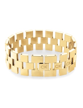 BRAZALETE CK GEOMETR, UNITALLA, DORADO
