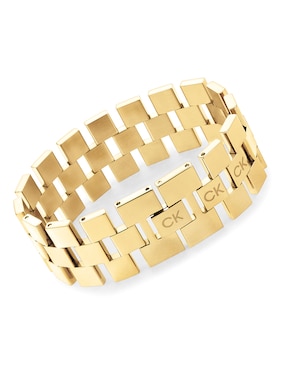 BRAZALETE CK GEOMETR, UNITALLA, DORADO