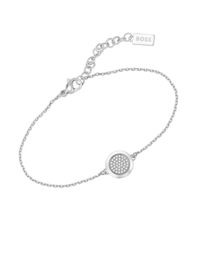 BRAZALETE HUGO BOS, UNITALLA, PLATEADO