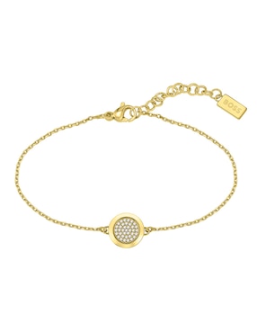 BRAZALETE HUGO BOSS, UNITALLA, DORADO