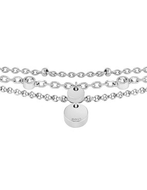 BRAZALETE HUGO BOS, UNITALLA, PLATEADO