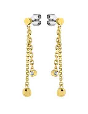 Aretes Largos Hugo Boss Iris Cristal