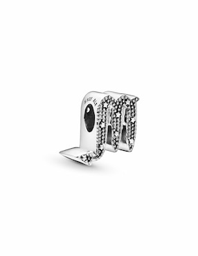 Charm de signo zodiacal Pandora de plata P 925 zirconia cúbica