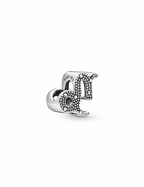 Charm de signo zodiacal Pandora de plata P 925 zirconia cúbica