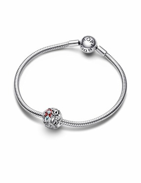 Charm de esfera Pandora disney x jack skellington de plata P 925