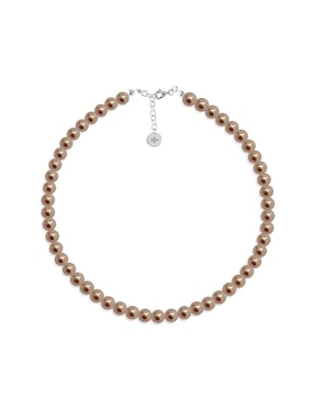 Aretes, collar y pulsera Zvezda Pearls de plata P 925 cristal