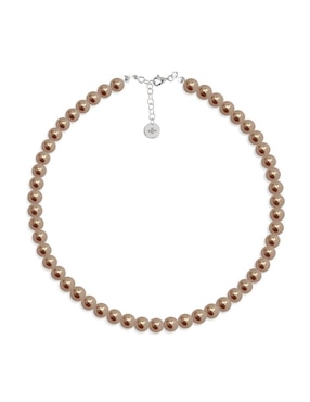 Aretes y collar Zvezda Pearls de plata P 925 cristal