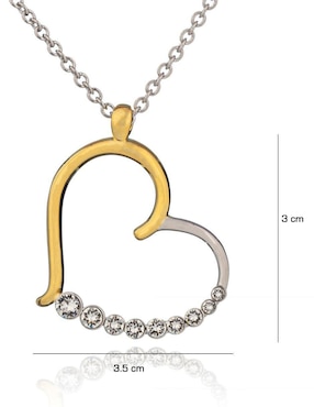 Collar de corazón Mayfer Joyería Corazones