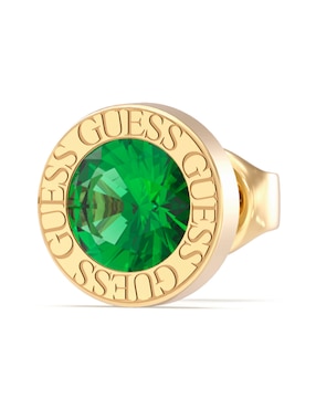 Broqueles redondos Guess con acabado brillante zirconia