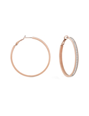 Arracadas Guess con acabado brillante zirconia