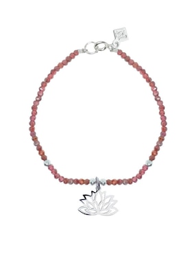 Pulsera Anante Flor De Loto De Plata P925