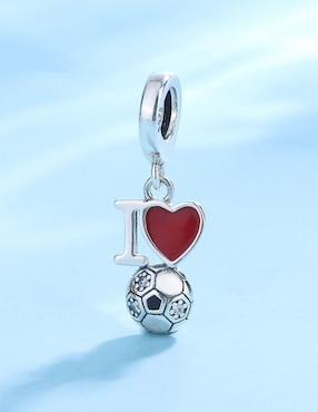 Charm de corazón Mayfer Joyería mundial de plata P 925