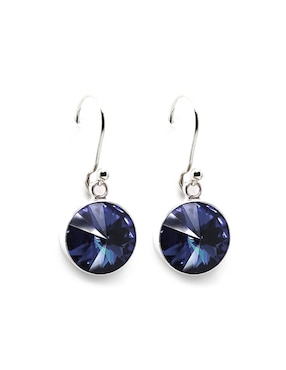 Aretes y collar Zvezda Rivoli de plata P 925 Swarovski