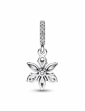 Colgante redondo Pandora timeless de plata zirconia cúbica