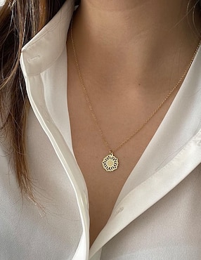 Collar Anante Girasoles de plata P 925