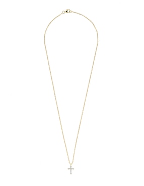 Collar de cruz Artre Estacional de plata P 925