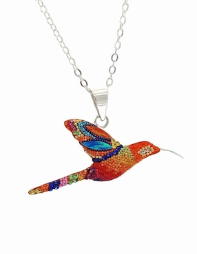 Aretes y collar de colibrí Zvezda de plata P925 swarovski