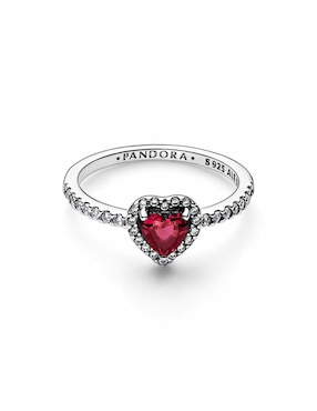 Anillo De Corazón Pandora Timeless P 925 De Plata