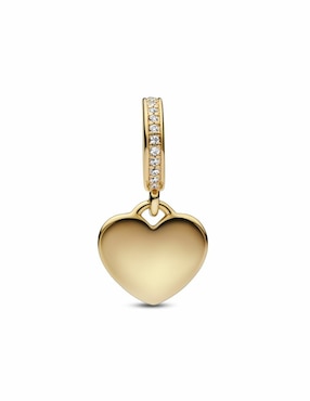 Charm de corazón Pandora moments de plata zirconia cúbica