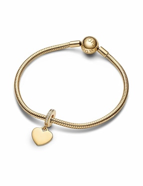 Charm de corazón Pandora moments de plata zirconia cúbica