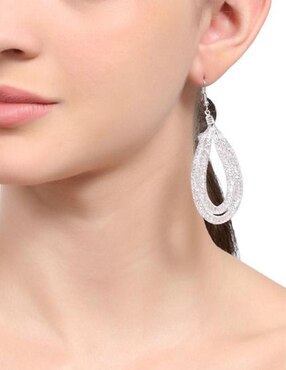 Aretes redondos Ocean Heart Ninguna con acabado brillante cristal